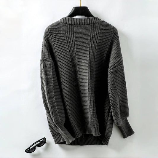 Cardigan Vintage en Maille Torsadée