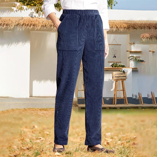 Jacqueline | Pantalon Décontracté de Couleur Unie