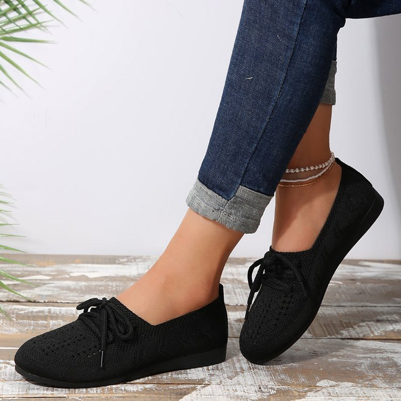 Chaussures Plates Décontractées en Maille
