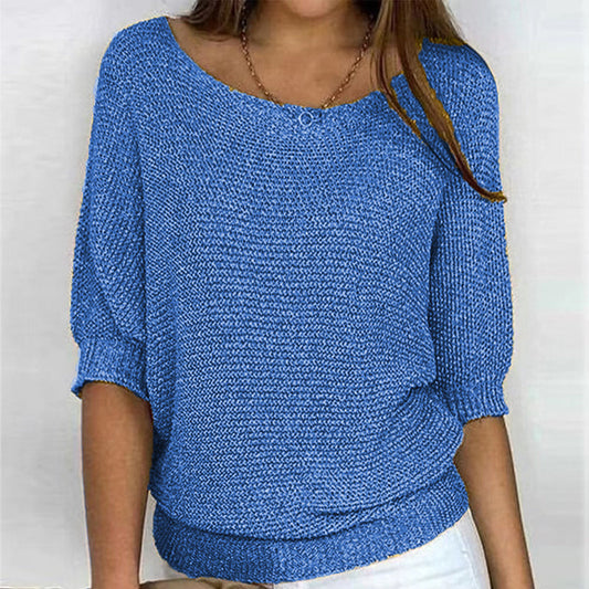 Constance | Pull Décontracté de Couleur Unie