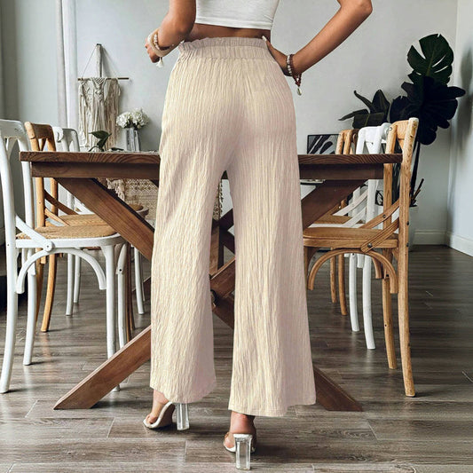 Béatrice | Pantalon Décontracté de Couleur Unie