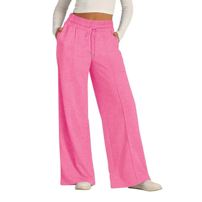 Karine | Pantalon Décontracté de Couleur Unie