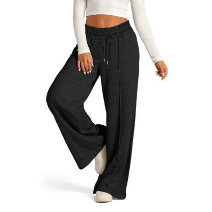 Karine | Pantalon Décontracté de Couleur Unie
