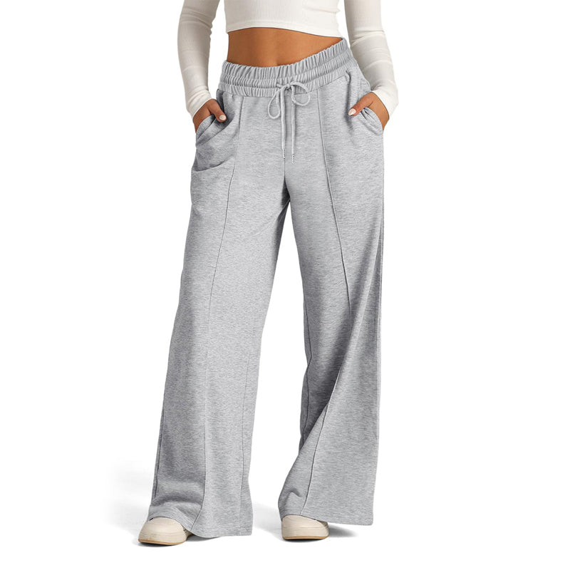 Karine | Pantalon Décontracté de Couleur Unie