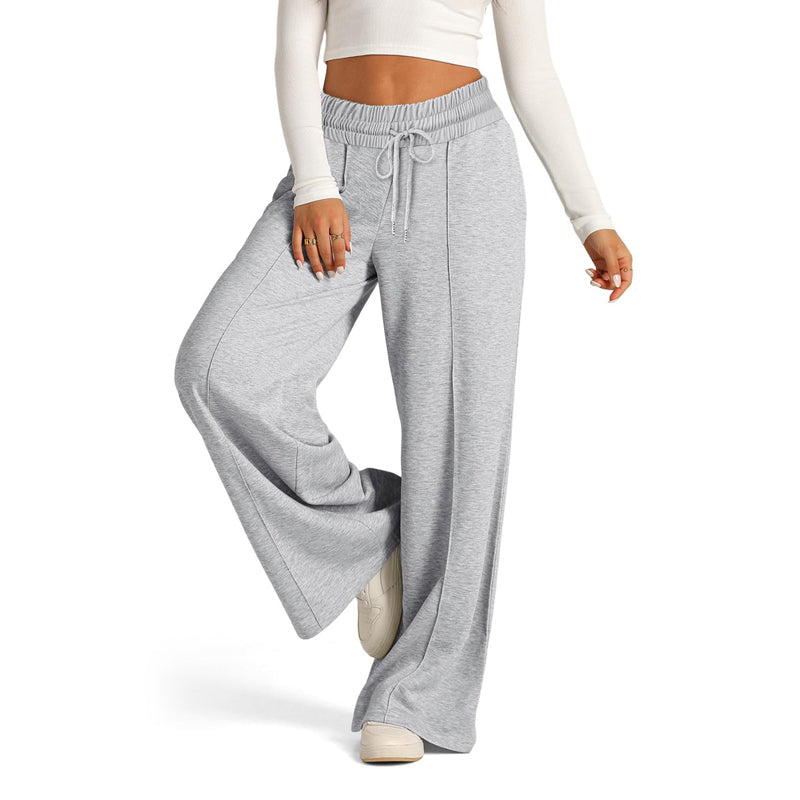 Pantalon Décontracté De Couleur Uni