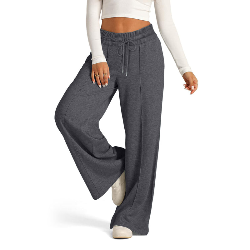 Karine | Pantalon Décontracté de Couleur Unie