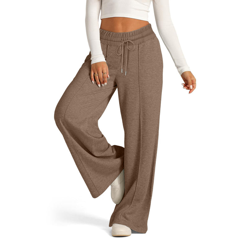 Karine | Pantalon Décontracté de Couleur Unie