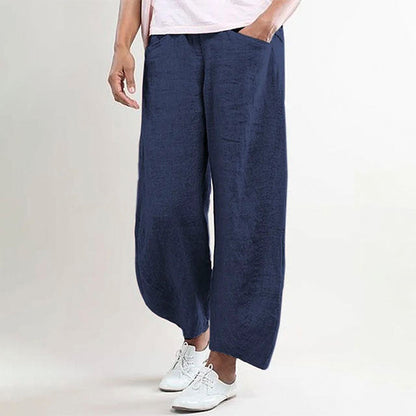Cécile | Pantalon Décontracté de Couleur Unie