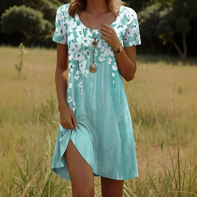 Robe Vintage À Imprimé Floral