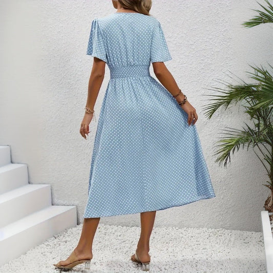 Robe Décontractée à Pois
