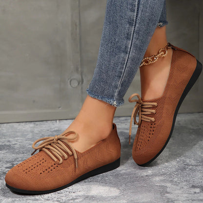 Chaussures Plates Décontractées en Maille