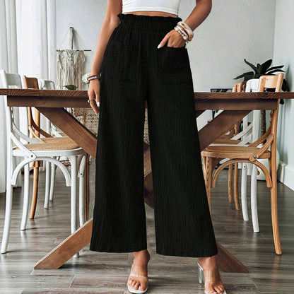 Béatrice | Pantalon Décontracté de Couleur Unie