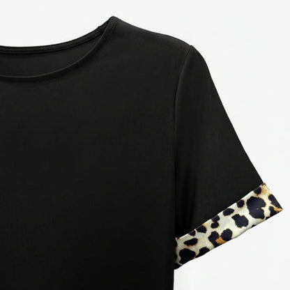 Robe Vintage à Imprimé Léopard