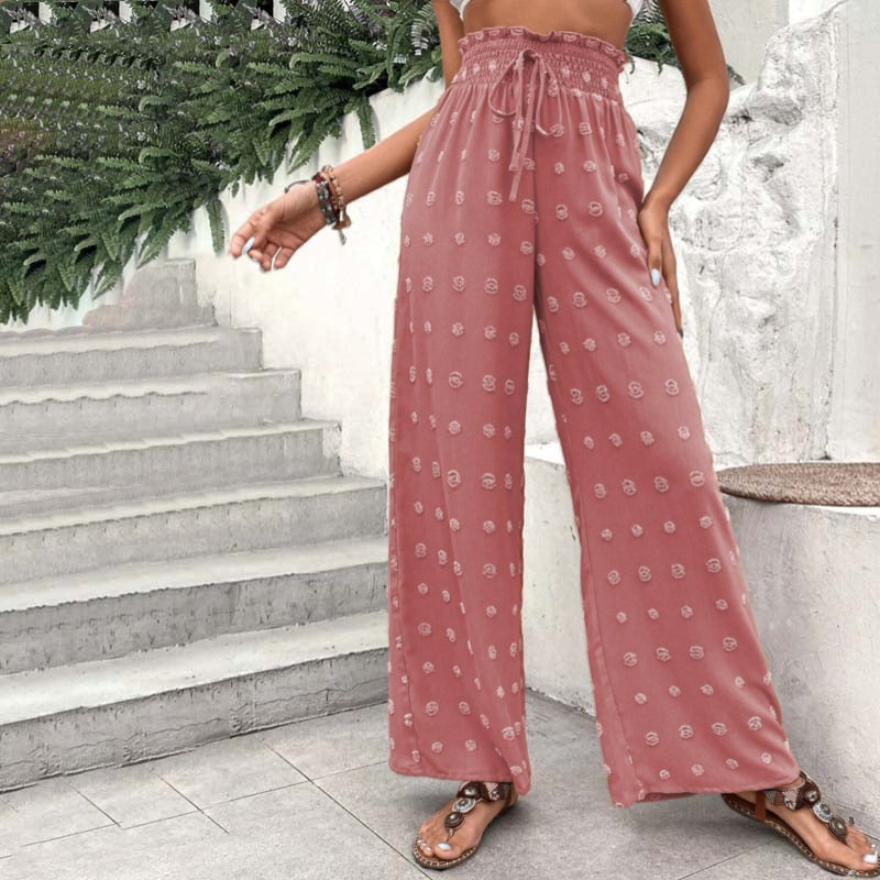 Monique | Pantalon Décontracté à Jambe Large