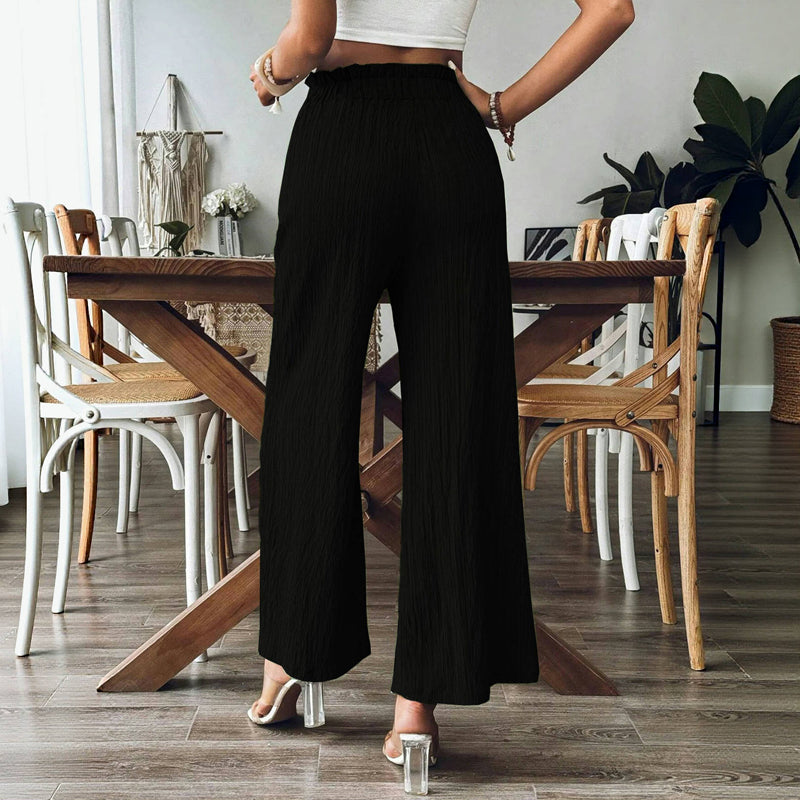 Béatrice | Pantalon Décontracté de Couleur Unie