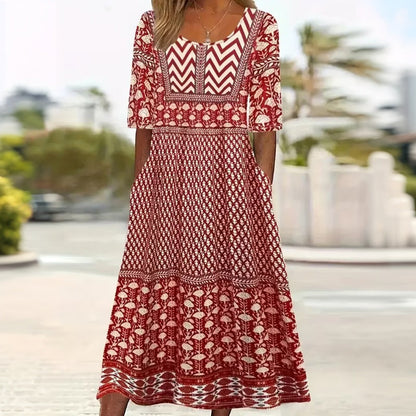 Noémie | Robe Vintage Décontractée
