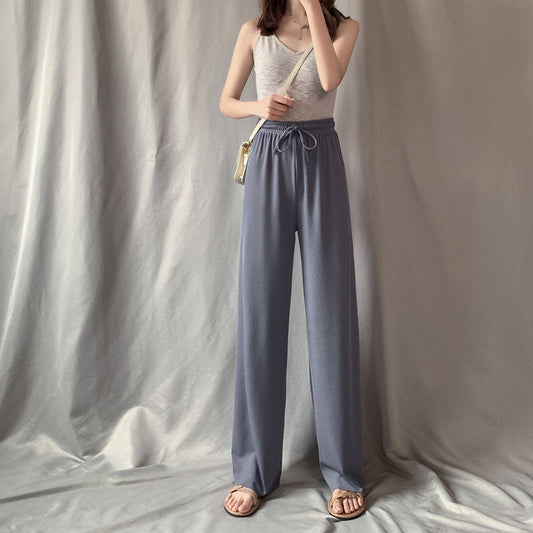 Irène | Pantalon Décontracté de Couleur Unie