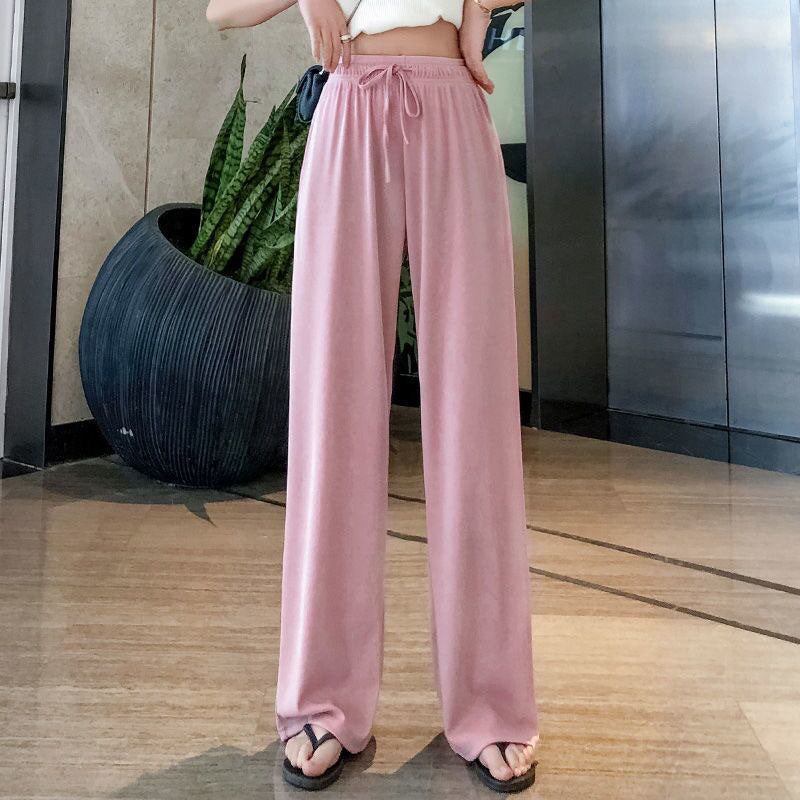 Irène | Pantalon Décontracté de Couleur Unie
