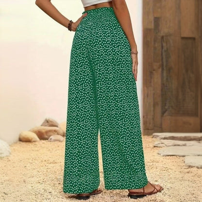 Pantalon à Pois Décontracté
