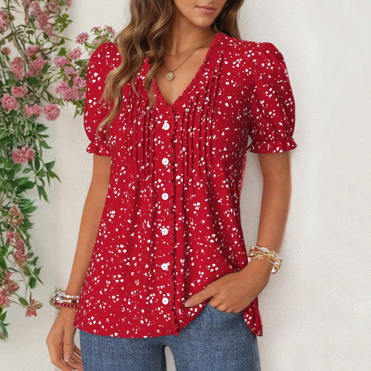 Delphine | Blouse Décontractée Vintage