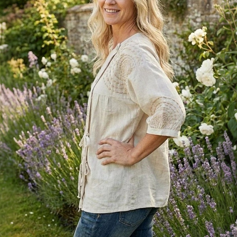 Blouse Décontractée Vintage