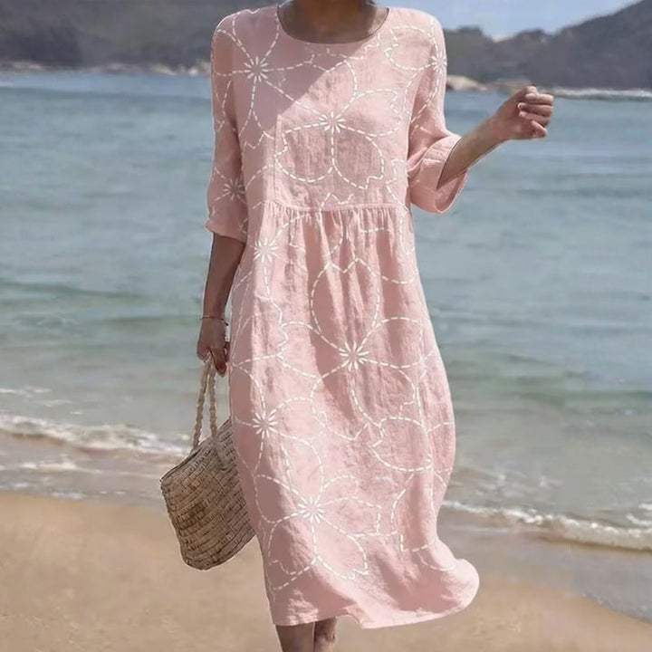 Robe Décontractée À Imprimé Floral