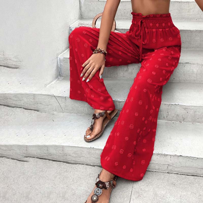 Monique | Pantalon Décontracté à Jambe Large