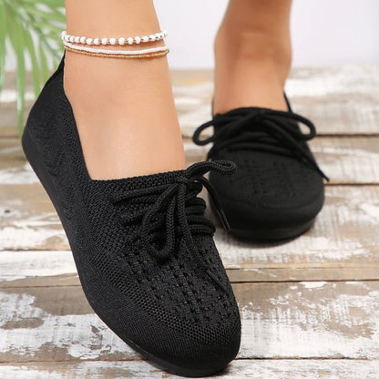Chaussures Plates Décontractées en Maille