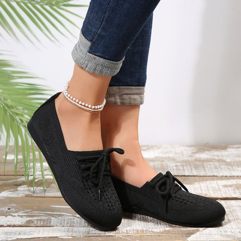 Chaussures Plates Décontractées en Maille
