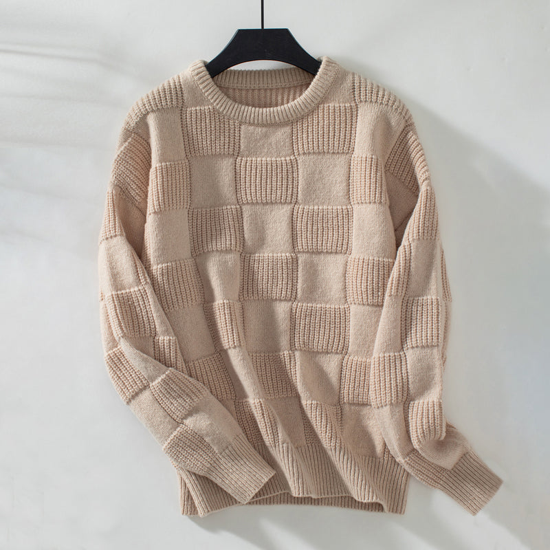Pull en Tricot Vintage Décontracté