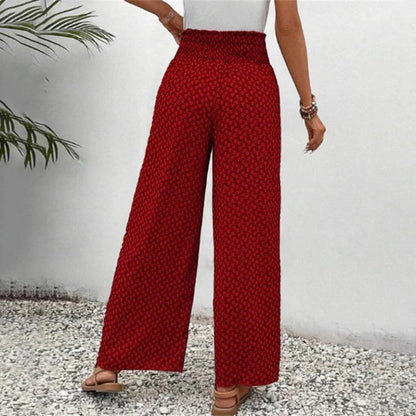 Pantalon Décontracté à Jambes Larges