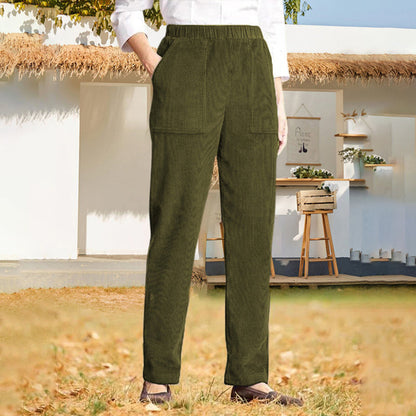 Jacqueline | Pantalon Décontracté de Couleur Unie
