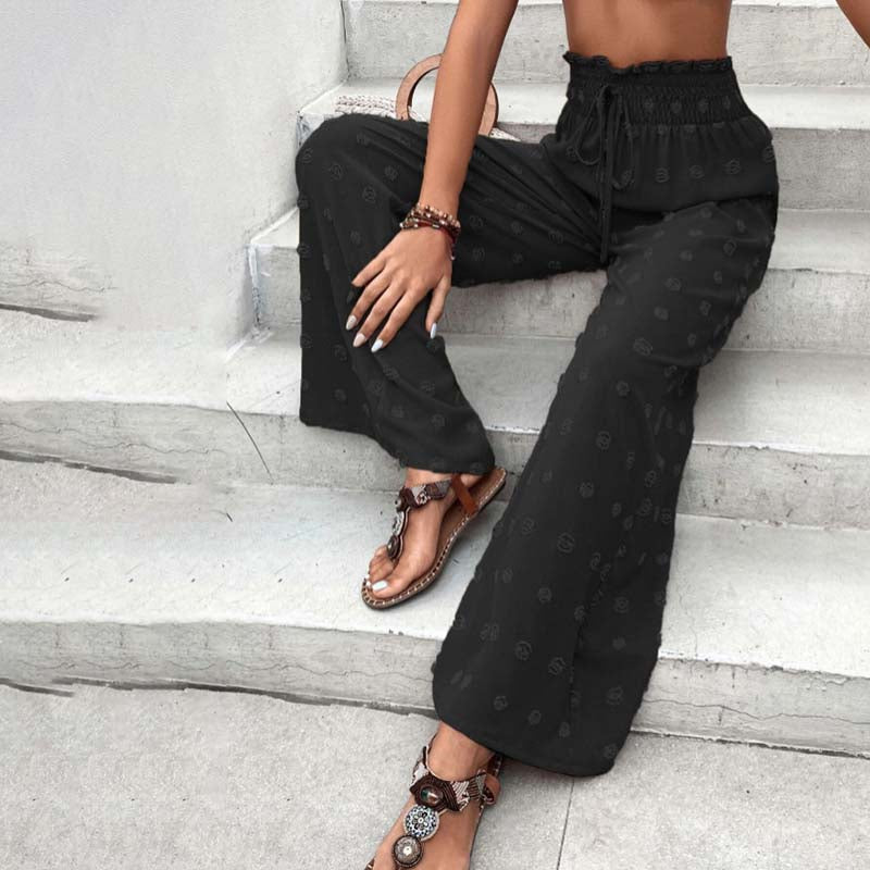 Monique | Pantalon Décontracté à Jambe Large