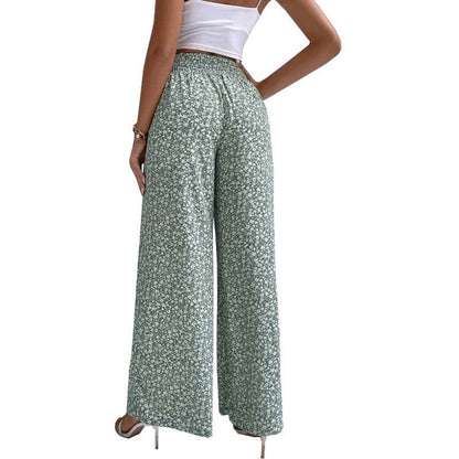 Pantalon à Fleurs Décontracté