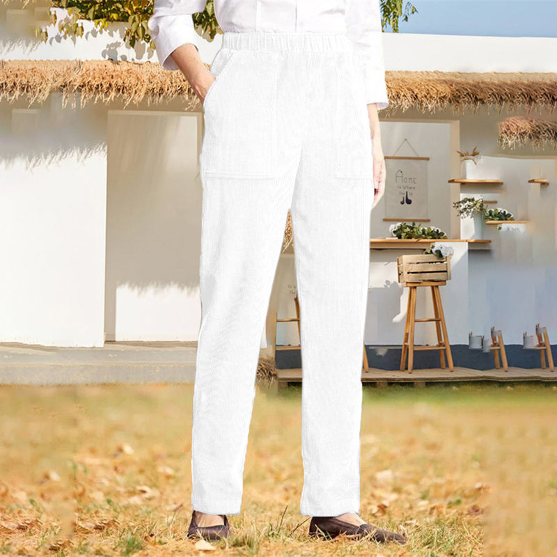 Jacqueline | Pantalon Décontracté de Couleur Unie