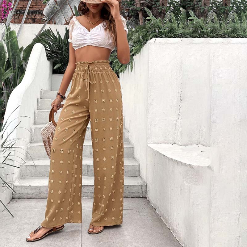 Monique | Pantalon Décontracté à Jambe Large