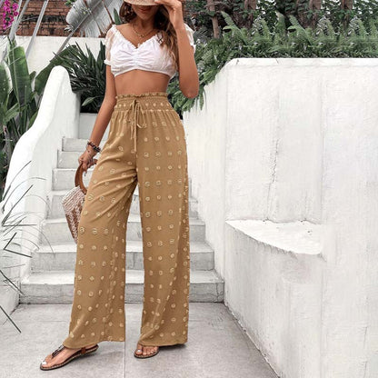 Monique | Pantalon Décontracté à Jambe Large