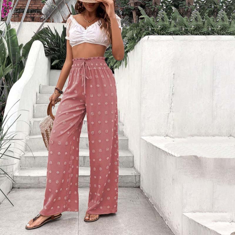 Monique | Pantalon Décontracté à Jambe Large