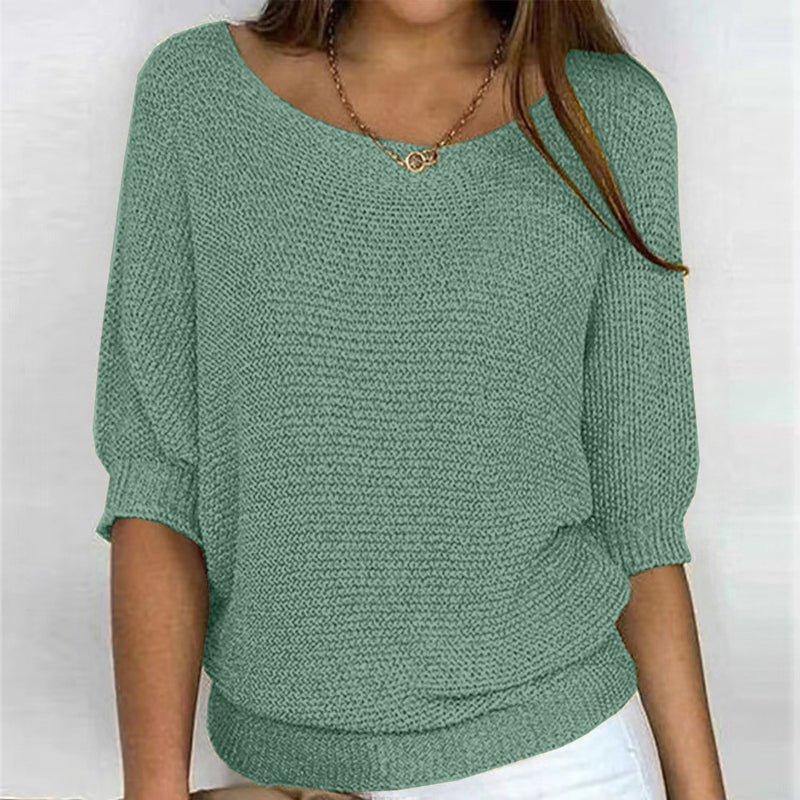 Constance | Pull Décontracté de Couleur Unie