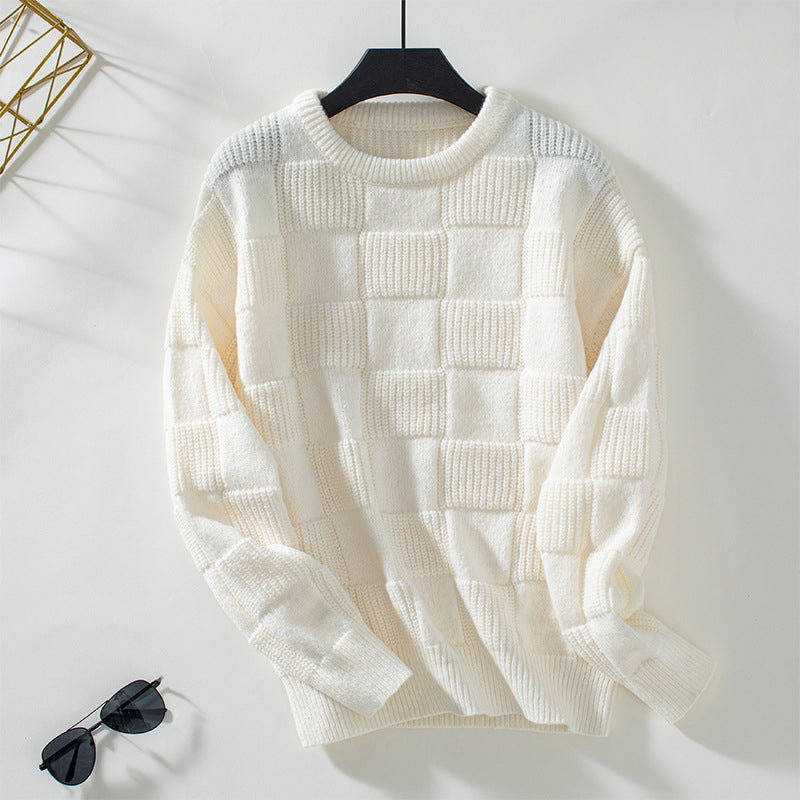 Pull en Tricot Vintage Décontracté