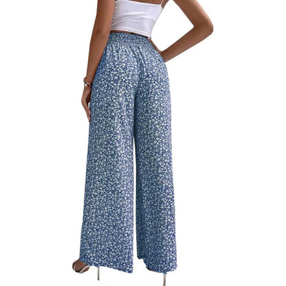 Pantalon à Fleurs Décontracté
