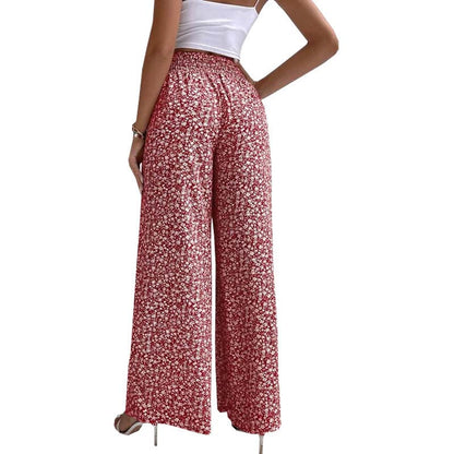 Pantalon à Fleurs Décontracté