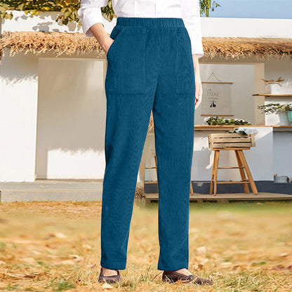 Jacqueline | Pantalon Décontracté de Couleur Unie