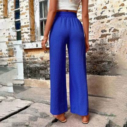Danièle | Pantalon Décontracté de Couleur Unie
