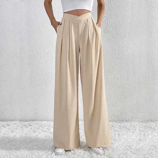 Nadine | Pantalon Décontracté à Jambe Large