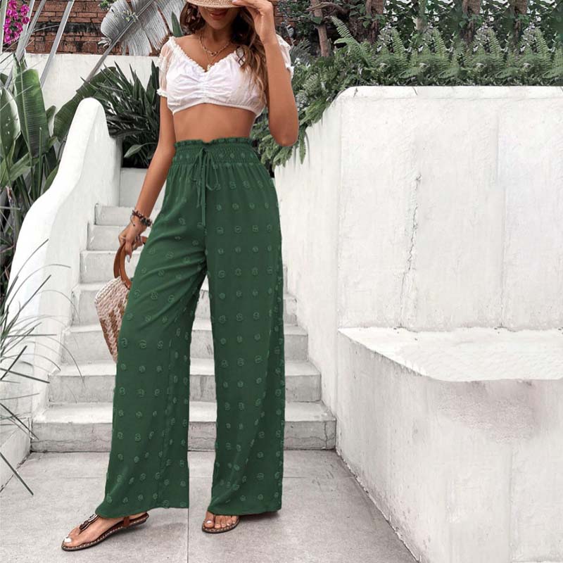 Monique | Pantalon Décontracté à Jambe Large