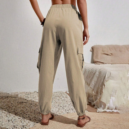 Estelle | Pantalon Décontracté de Couleur Unie