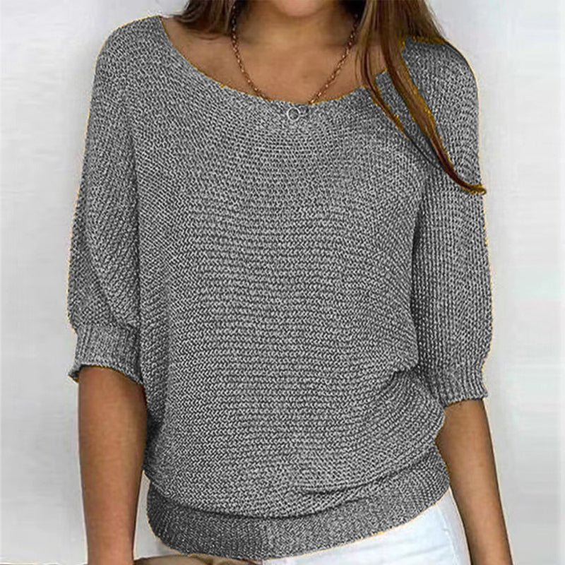 Constance | Pull Décontracté de Couleur Unie