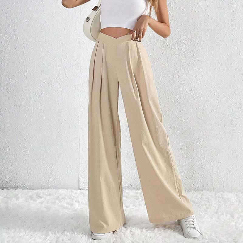 Nadine | Pantalon Décontracté à Jambe Large