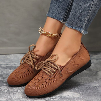 Chaussures Plates Décontractées en Maille